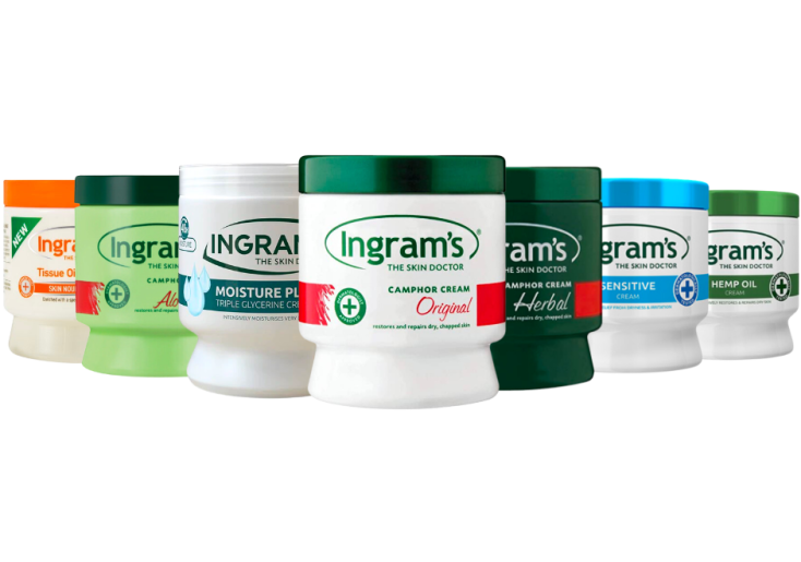 Ingrams Camphor Creams (From 300ml) - Biltong St Marcus