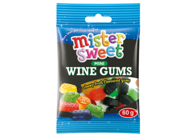 Mister Sweet Mini Wine Gums (60g)