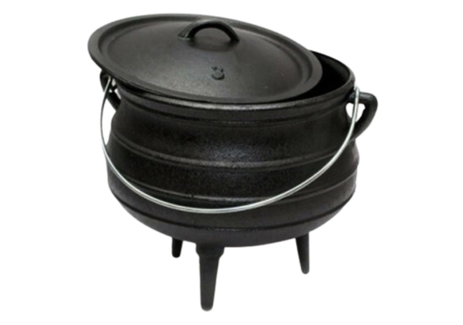 Potjie Pots with Legs (Sizes 1/4 to 2)