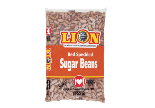 lion red speckled beans