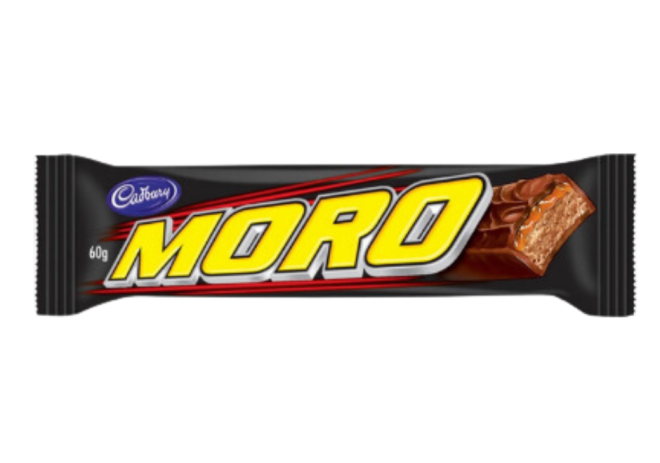 Cadbury Moro Caramel Nougat Chocolate Bar 60g AU
