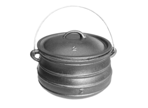Flat Potjie Pots (Sizes 1/2 to 2)