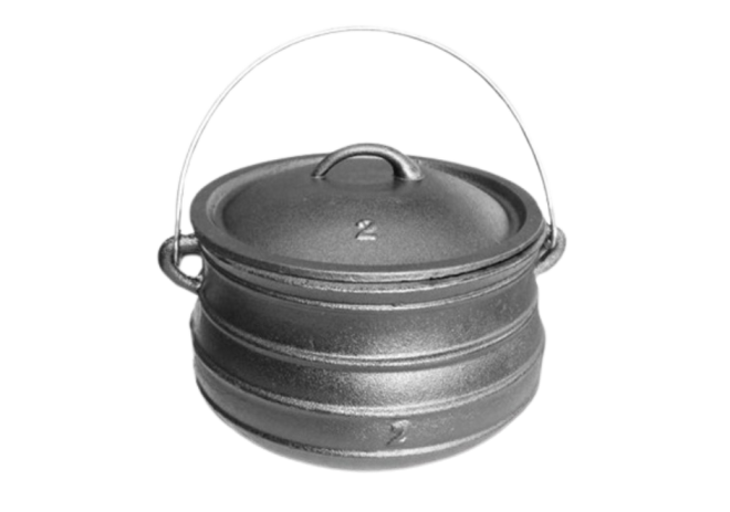 Flat Potjie Pots (Sizes 1/2 to 2)