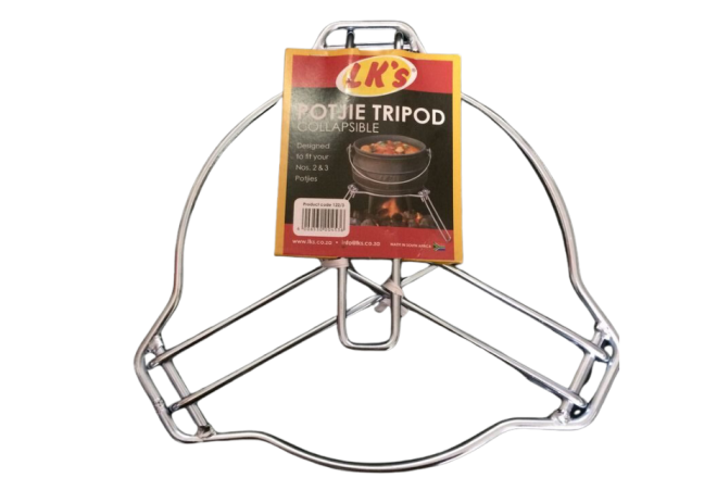 LK's Collapsible Potjie Pot Tripod Stand