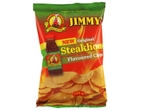 Jimmy's Steakhouse Flavoured Chips (125g)