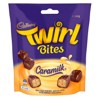 Cadbury Caramilk Twirl Bites