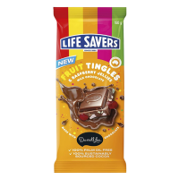 Life Savers Fruit Tingle Raspberry Jellies chocolate